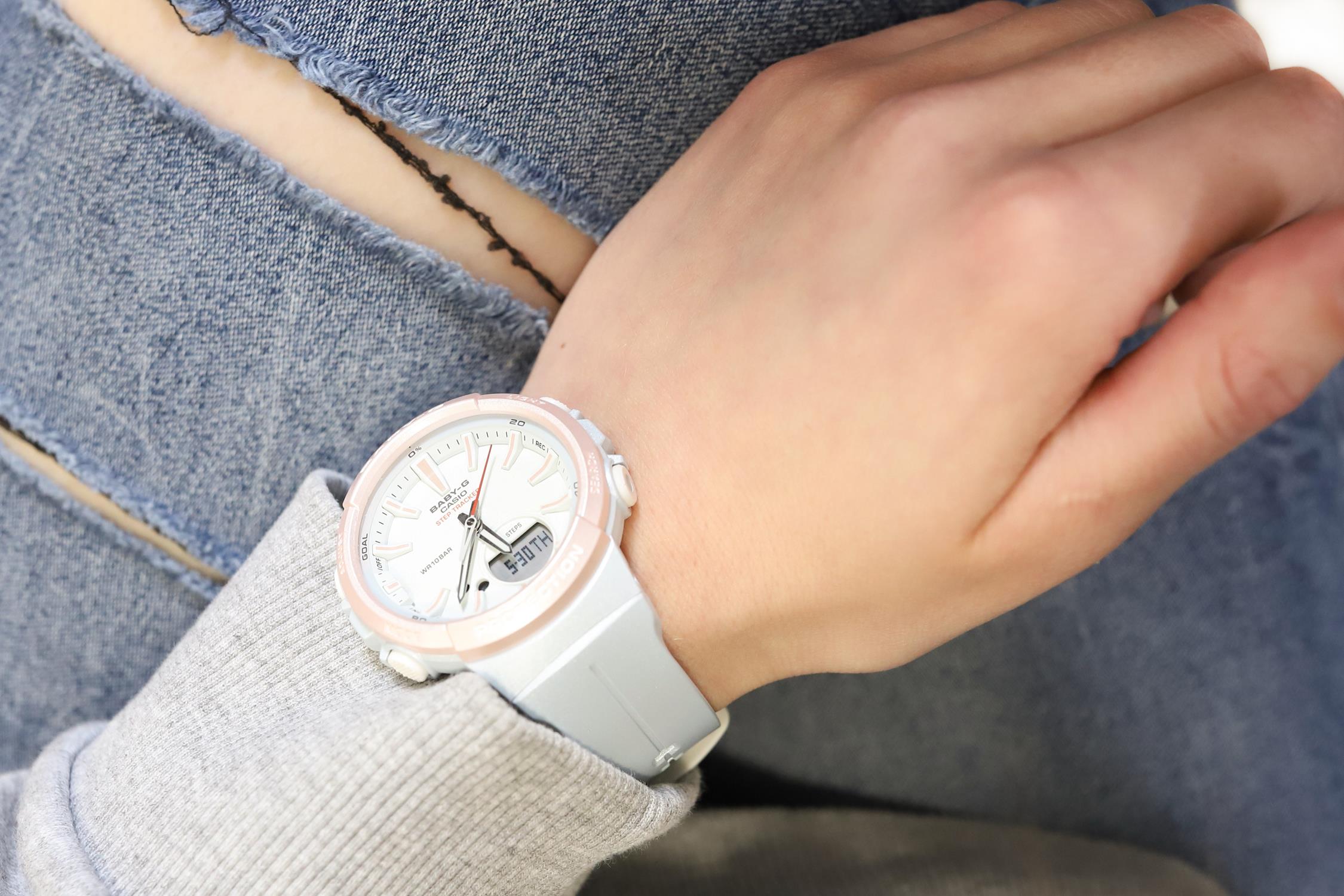 zegarek Baby-G BGS-100SC-2AER STEP TRACKER damski z chronograf Baby-G