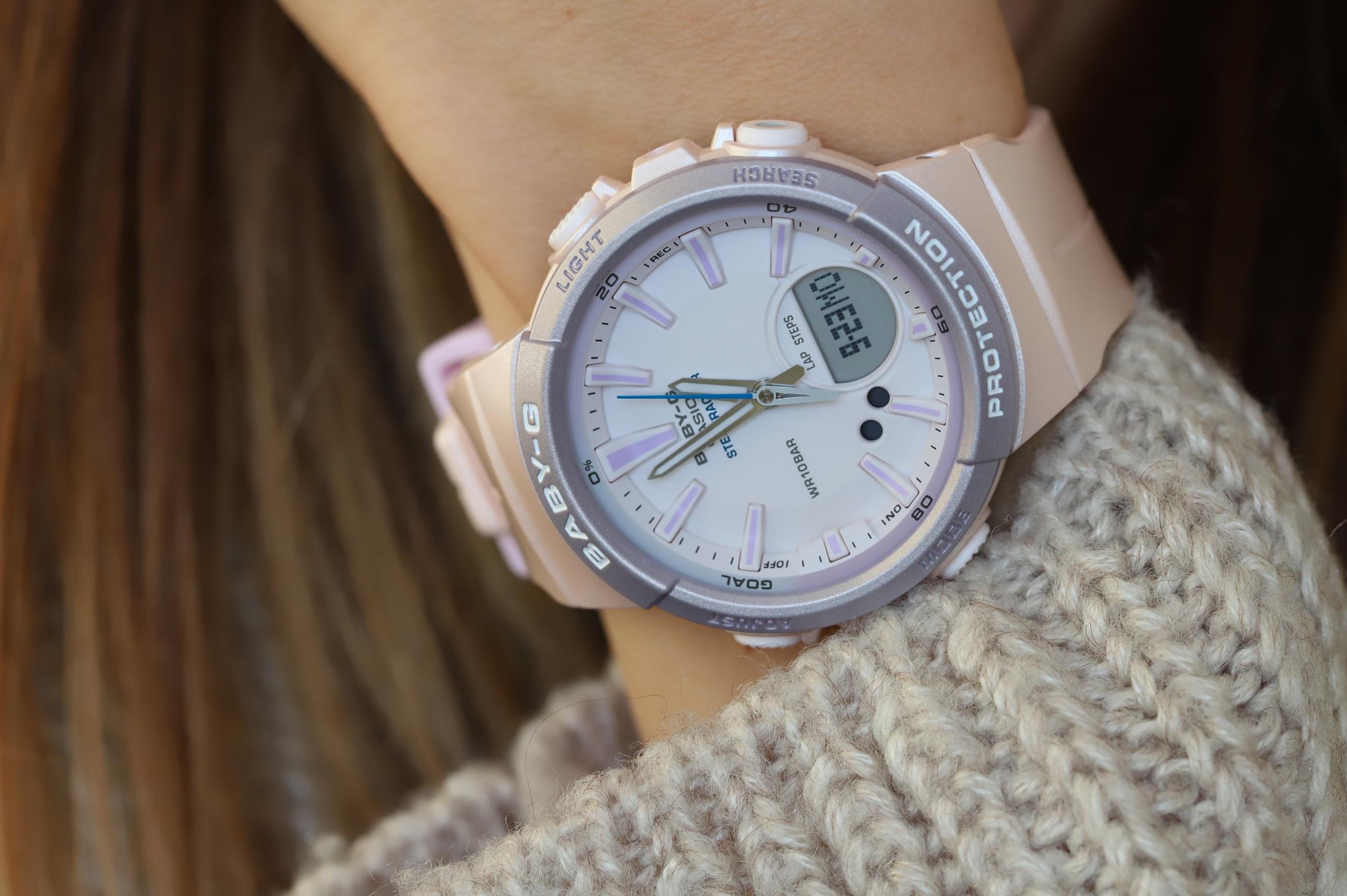zegarek Casio BGS-100SC-4AER kwarcowy damski Baby-G STEP TRACKER - miniatura 6