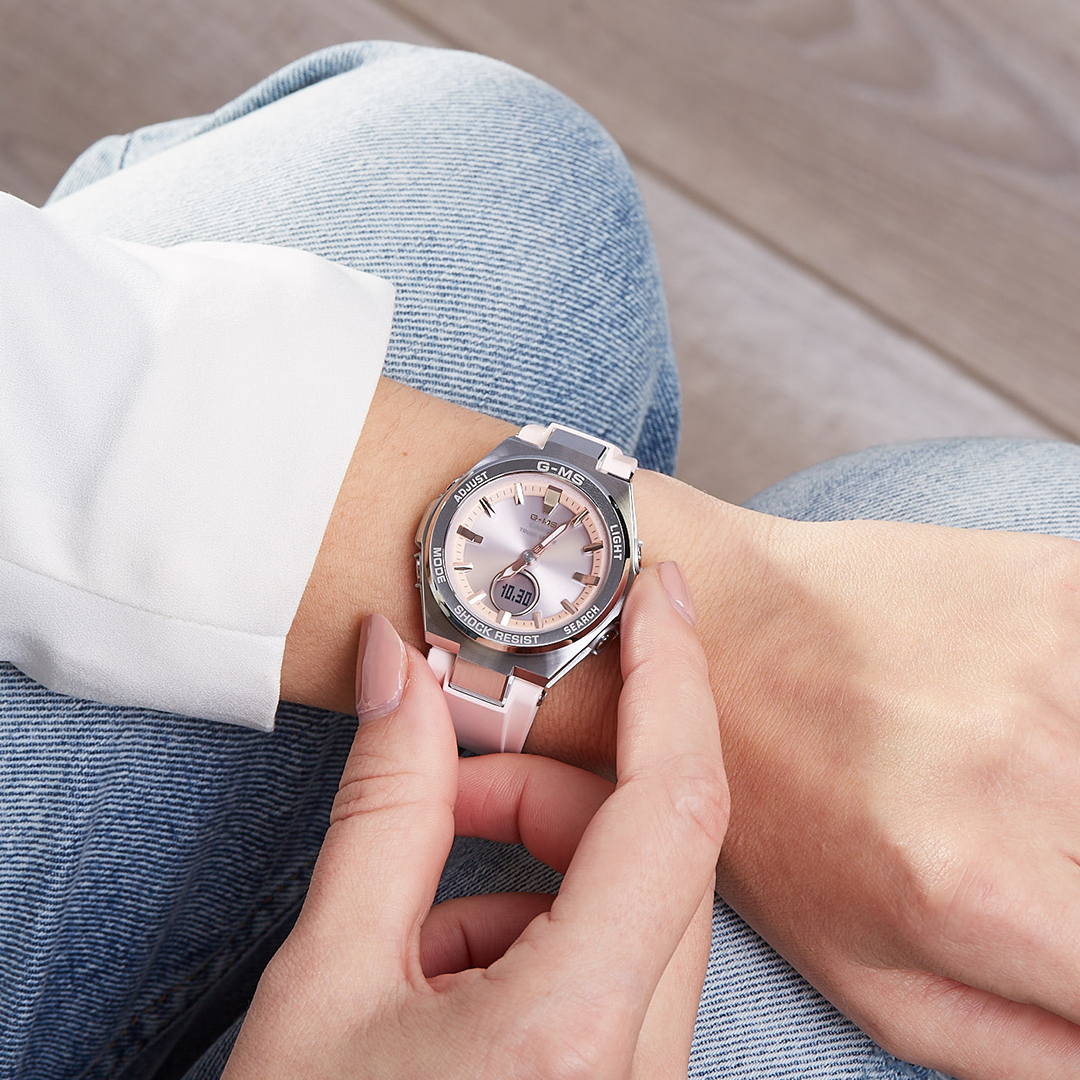 zegarek Baby-G MSG-S200-4AER solar damski Baby-G G-MS METAL BEZEL - miniatura 6