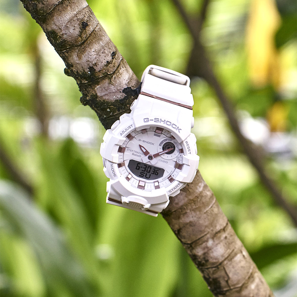 zegarek G-Shock GMA-B800-7AER S-SERIES STEP TRACKER damski z krokomierz G-SHOCK S-Series