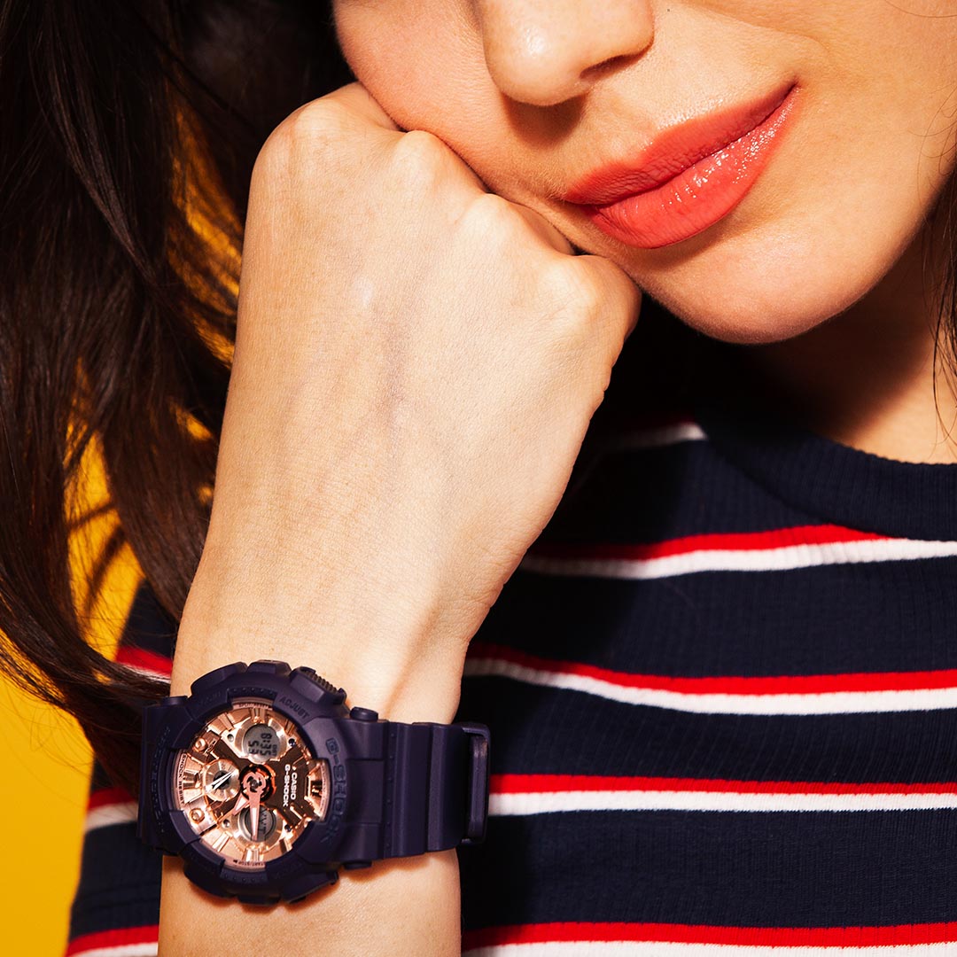 G-Shock GMA-S120MF-2A2ER damski zegarek G-SHOCK S-Series pasek - miniatura 3