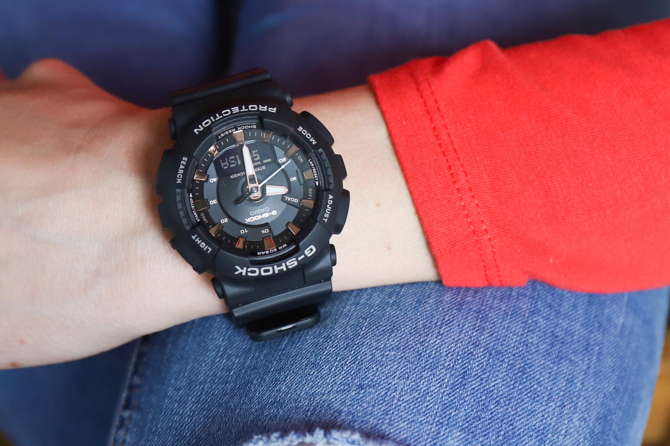 zegarek G-Shock GMA-S130PA-1AER S-SERIES damski z krokomierz G-SHOCK S-Series - miniatura 3
