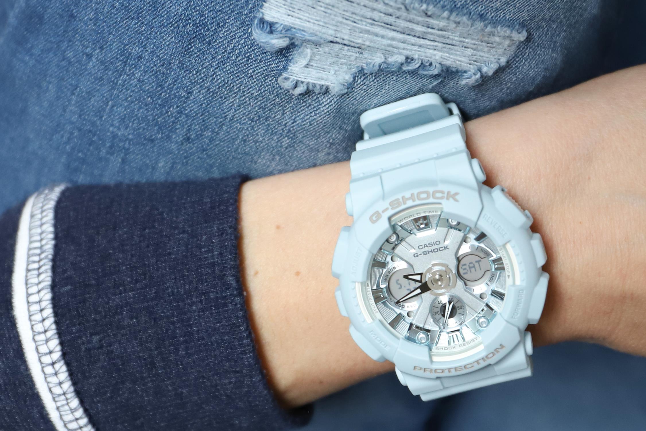 G-Shock GMA-S120DP-2AER damski zegarek G-SHOCK S-Series pasek - miniatura 3