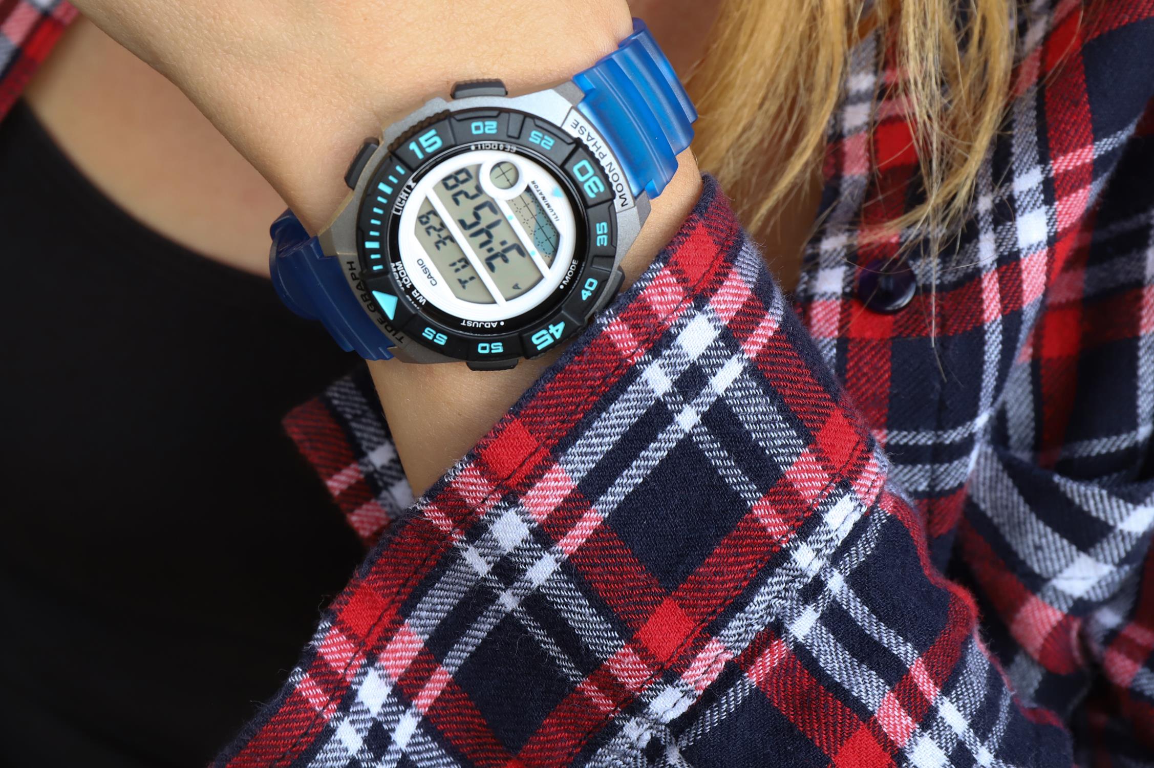zegarek Casio LWS-1100H-2AVEF szary Klasyczne - miniatura 7