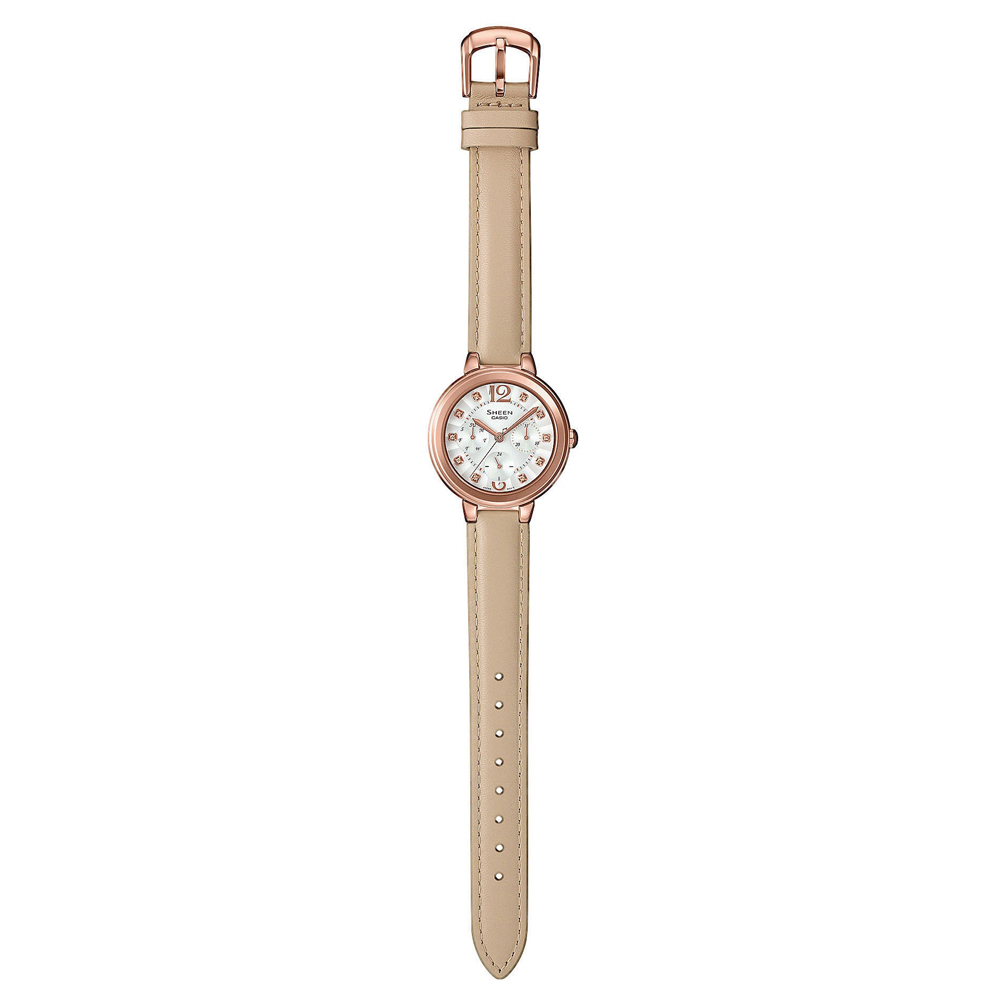 Sheen SHE-3048PGL-7BUER zegarek różowe złoto klasyczny Sheen pasek - miniatura 5