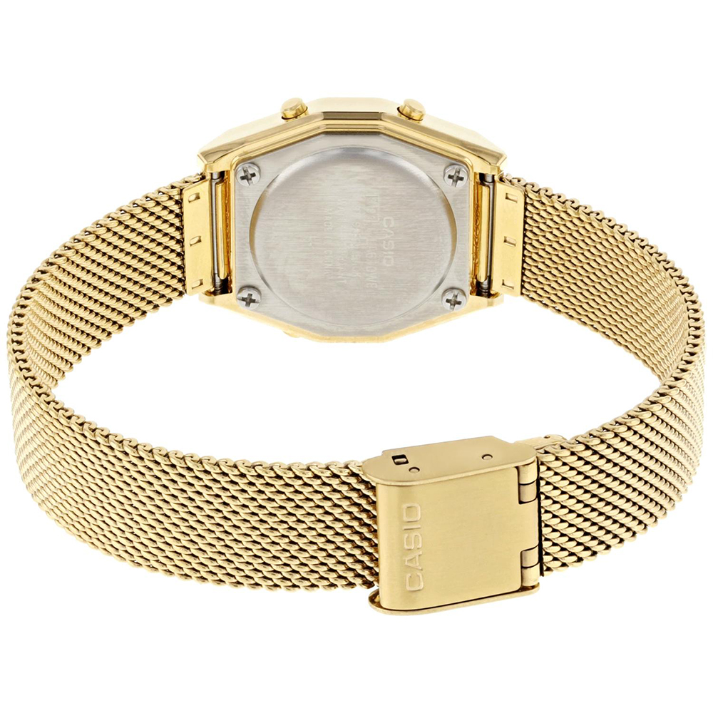 Casio Vintage LA690WEMY-1EF damski zegarek VINTAGE Midi bransoleta