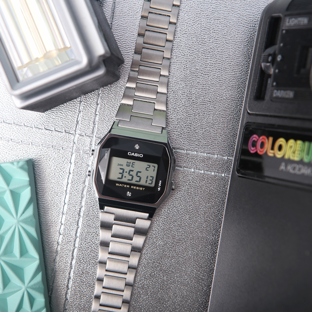 Casio Vintage ZESTAW-19-CV-GIFT-SET-SILVER zegarek srebrny fashion/modowy Vintage bransoleta - miniatura 5
