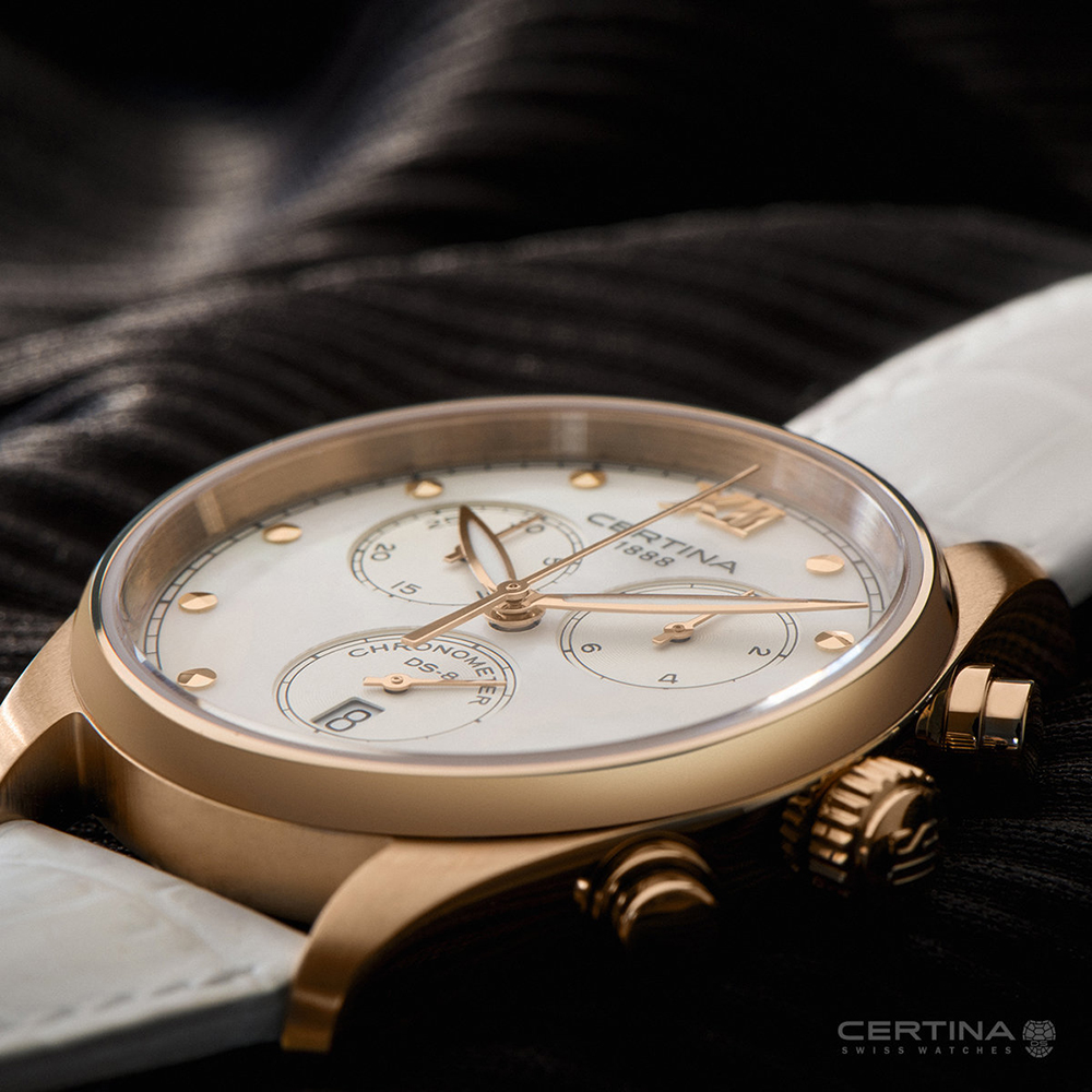zegarek Certina C033.234.36.118.00 różowe złoto DS-8