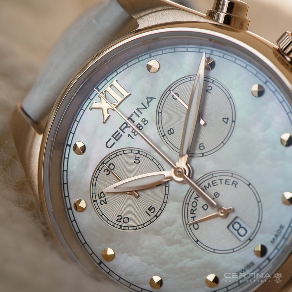 Certina C033.234.36.118.00 DS-8 DS-8 Lady Chronograph zegarek damski klasyczny szafirowe