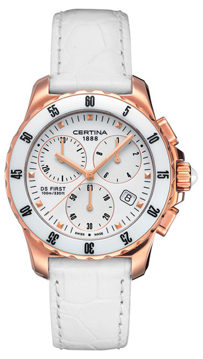 Certina DS First Lady Ceramic Chrono C014.217.36.011.00