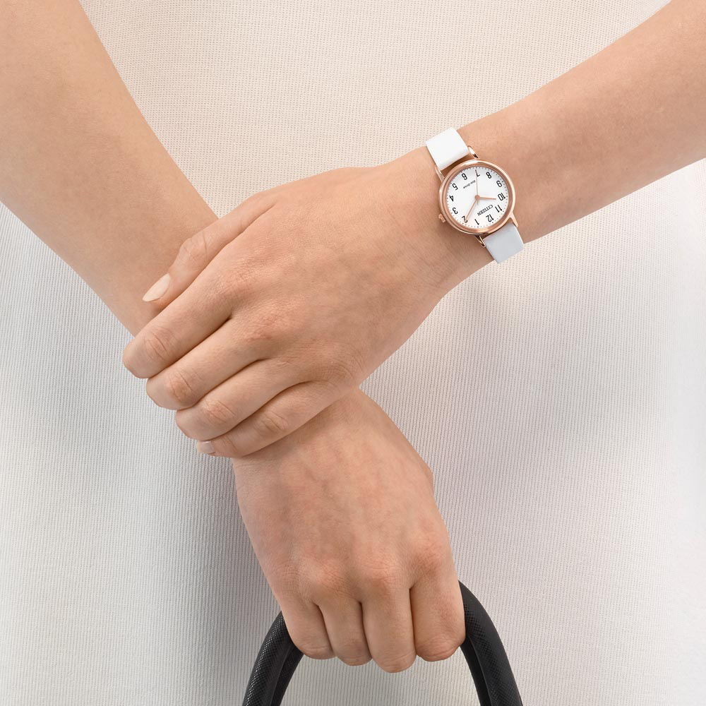 zegarek Citizen EM0579-14A różowe złoto Ecodrive - miniatura 7