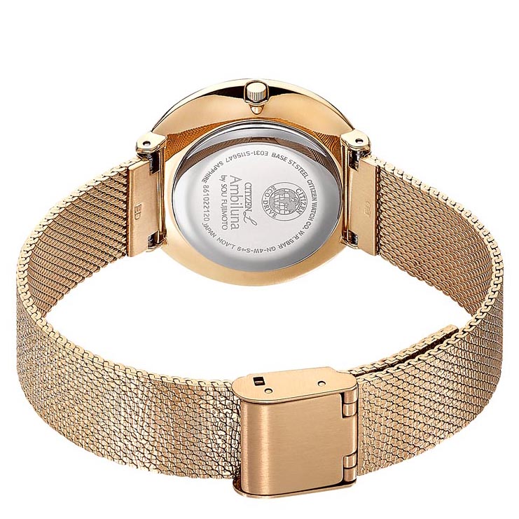 Citizen EM0643-84X damski zegarek Ecodrive bransoleta - miniatura 3
