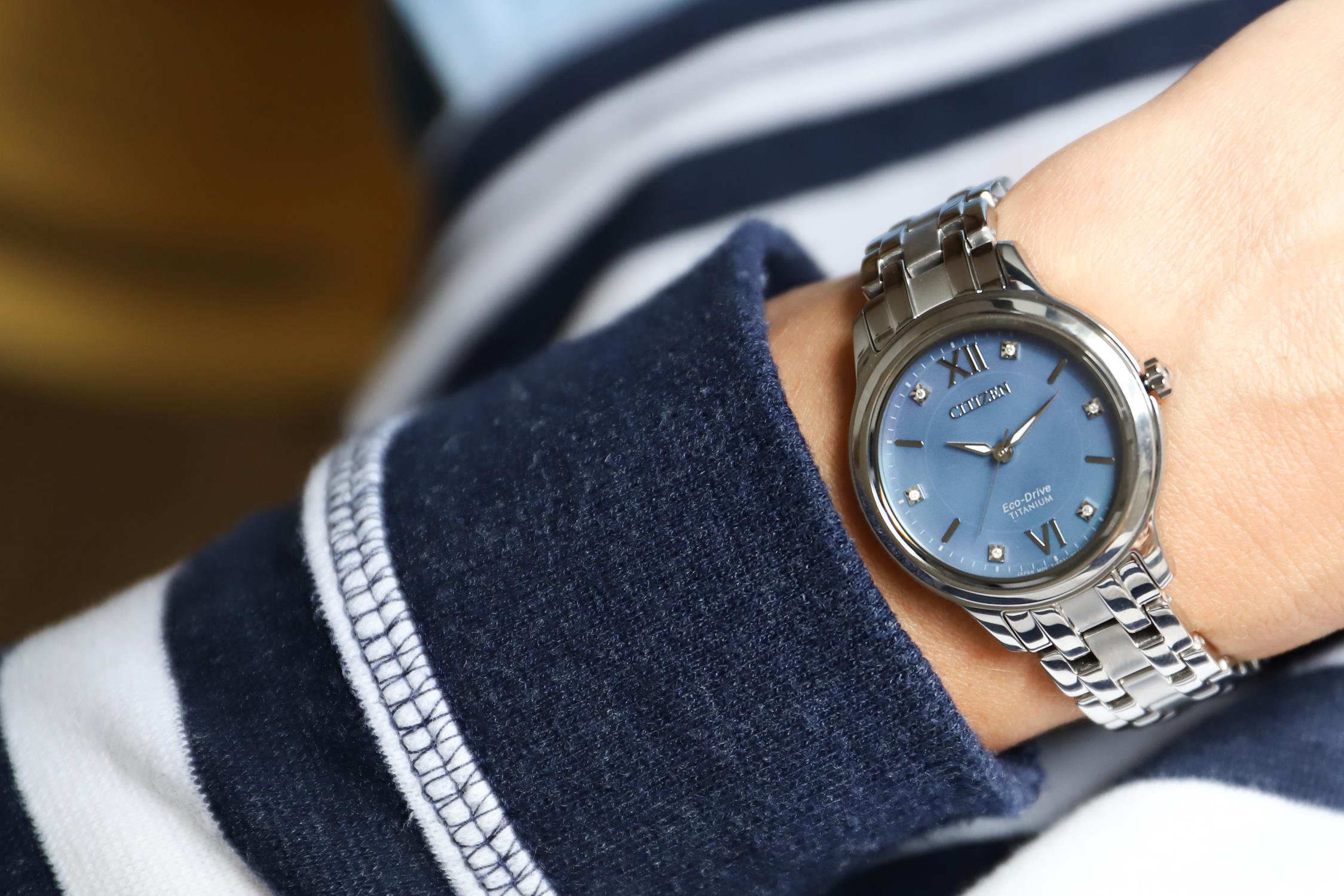zegarek Citizen EM0720-85N solar damski Ecodrive - miniatura 9