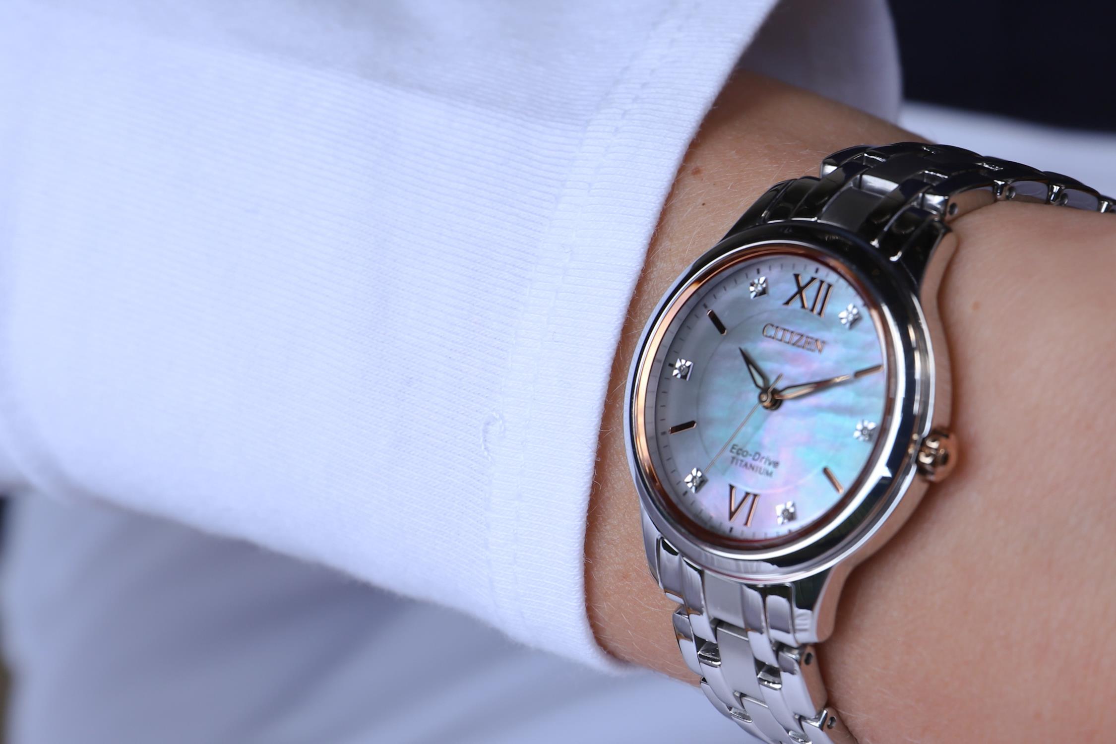 Citizen EM0726-89Y Ecodrive klasyczny zegarek srebrny - miniatura 9