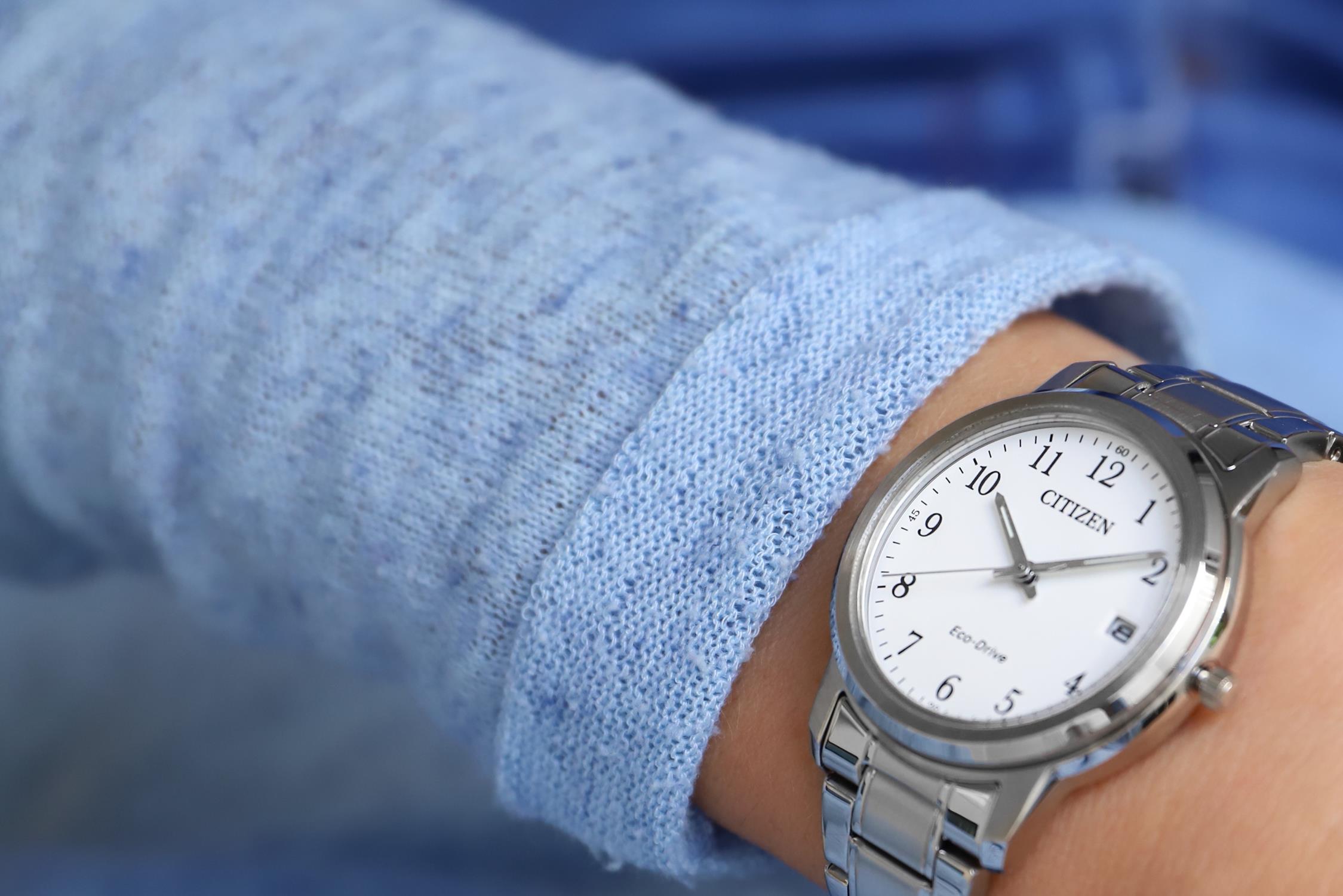 Citizen FE6011-81A zegarek srebrny klasyczny Ecodrive bransoleta - miniatura 6