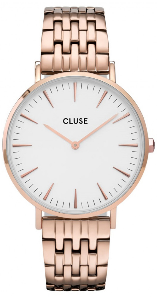 Cluse bransoleta Rose Gold/White CW0101201024