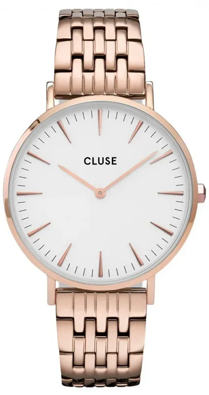 Cluse CW0101201024 La Boheme Rose Gold White - zdjęcie 1