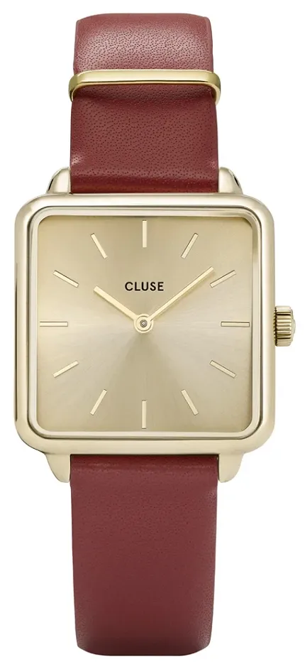 Cluse CW0101207010 La Tetragone Gold/Scarlet Red - zdjęcie 1
