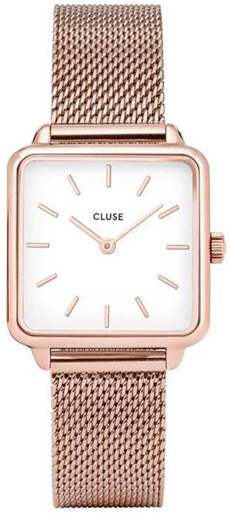 Cluse CLG014 La Tetragone SPECIAL EDITION ROSE GOLD MESH/BLACK GIFT BOX - miniatura 1