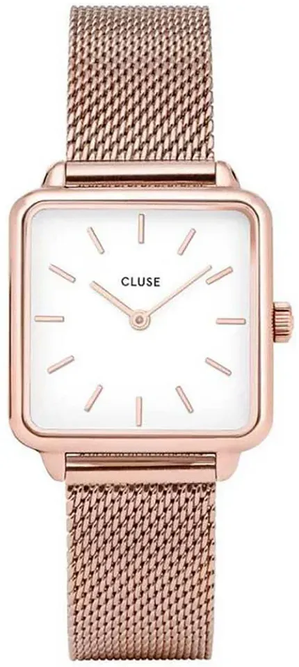 Cluse CLG014 La Tetragone SPECIAL EDITION ROSE GOLD MESH/BLACK GIFT BOX - zdjęcie 1