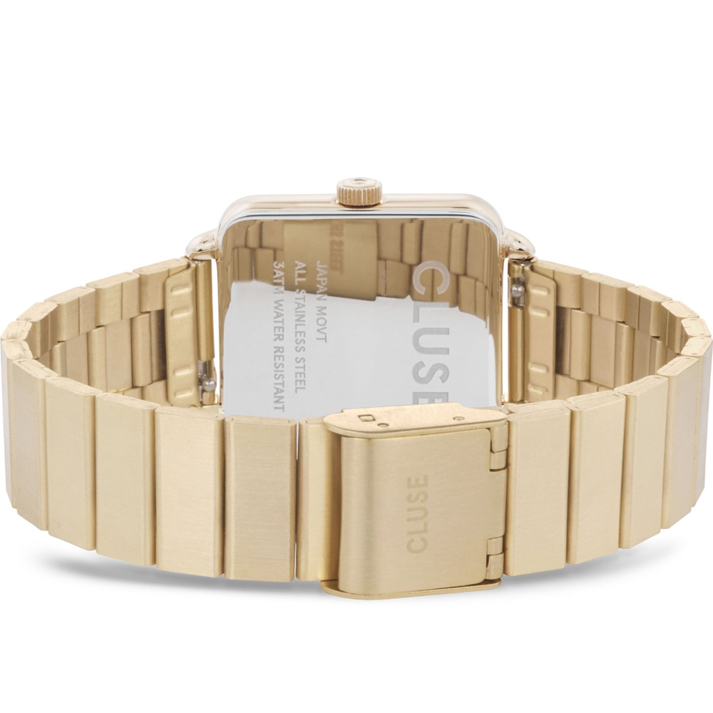 Cluse CL60023S zegarek złoty klasyczny La Tetragone bransoleta - miniatura 5