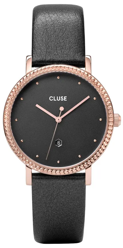 Cluse CW0101209007 Le Couronnement Le Couronnement Leather Rose Gold Dark Grey/Dark Grey - zdjęcie 1