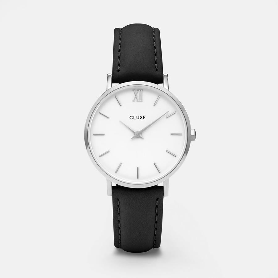 Cluse CG1519203003 zegarek srebrny klasyczny Minuit bransoleta - miniatura 5