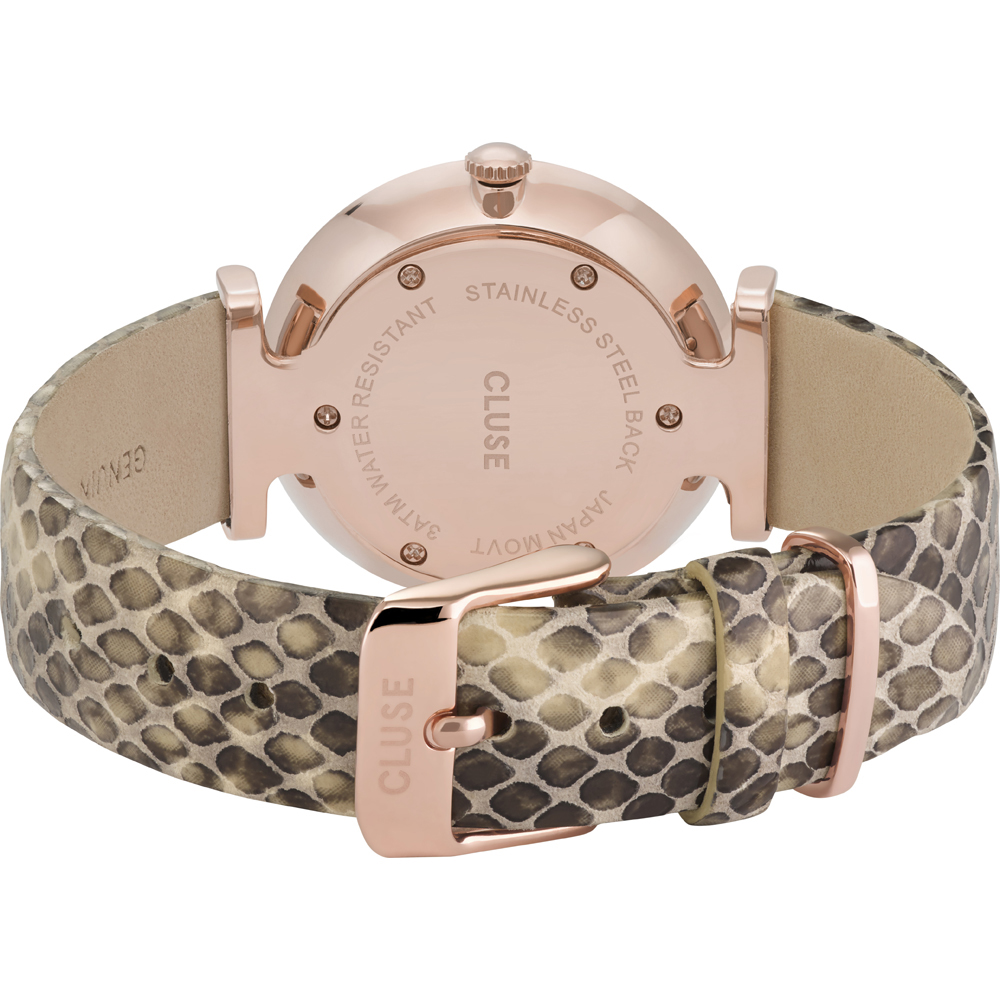 Cluse CL61007 zegarek różowe złoto fashion/modowy Triomphe pasek - miniatura 6