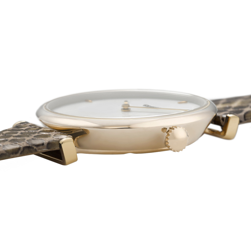 Cluse CL61008 Gold White Paerl/Soft Almond Python Jungle zegarek fashion/modowy Triomphe - miniatura 4