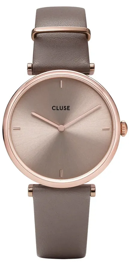 Cluse CW0101208010 Triomphe Triomphe Leather Rose Gold Soft Taupe/Soft Taupe - zdjęcie 1