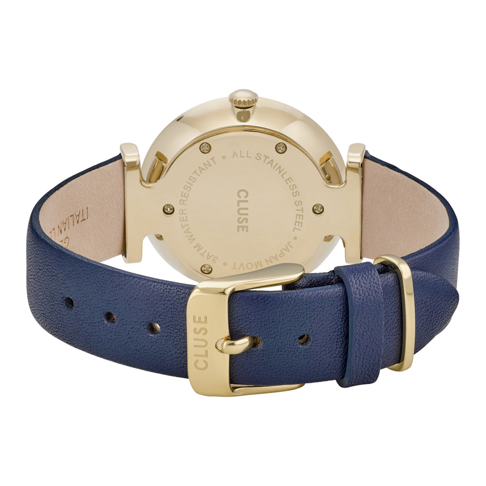 zegarek Cluse CW0101208011 kwarcowy damski Triomphe Triomphe Leather Gold Blue/Blue - miniatura 6