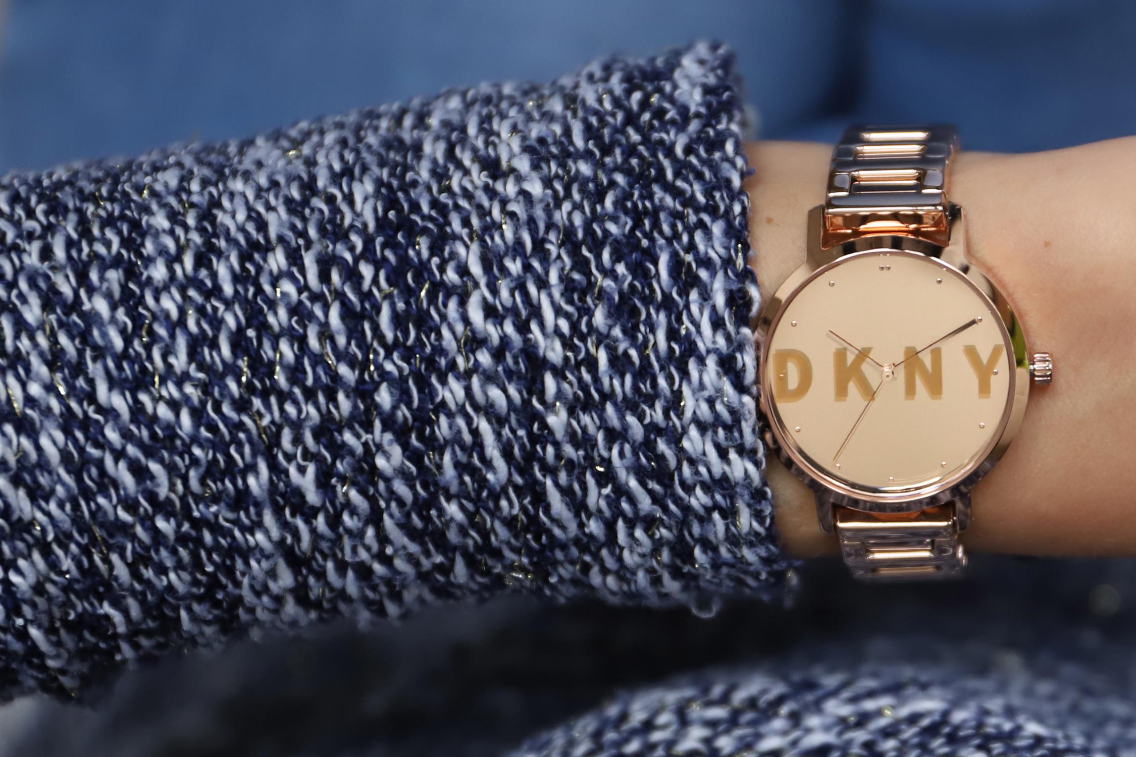 DKNY NY2839 Bransoleta zegarek damski klasyczny mineralne - miniatura 8