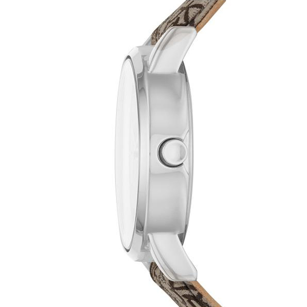 DKNY NY2885 zegarek srebrny klasyczny Pasek pasek - miniatura 5