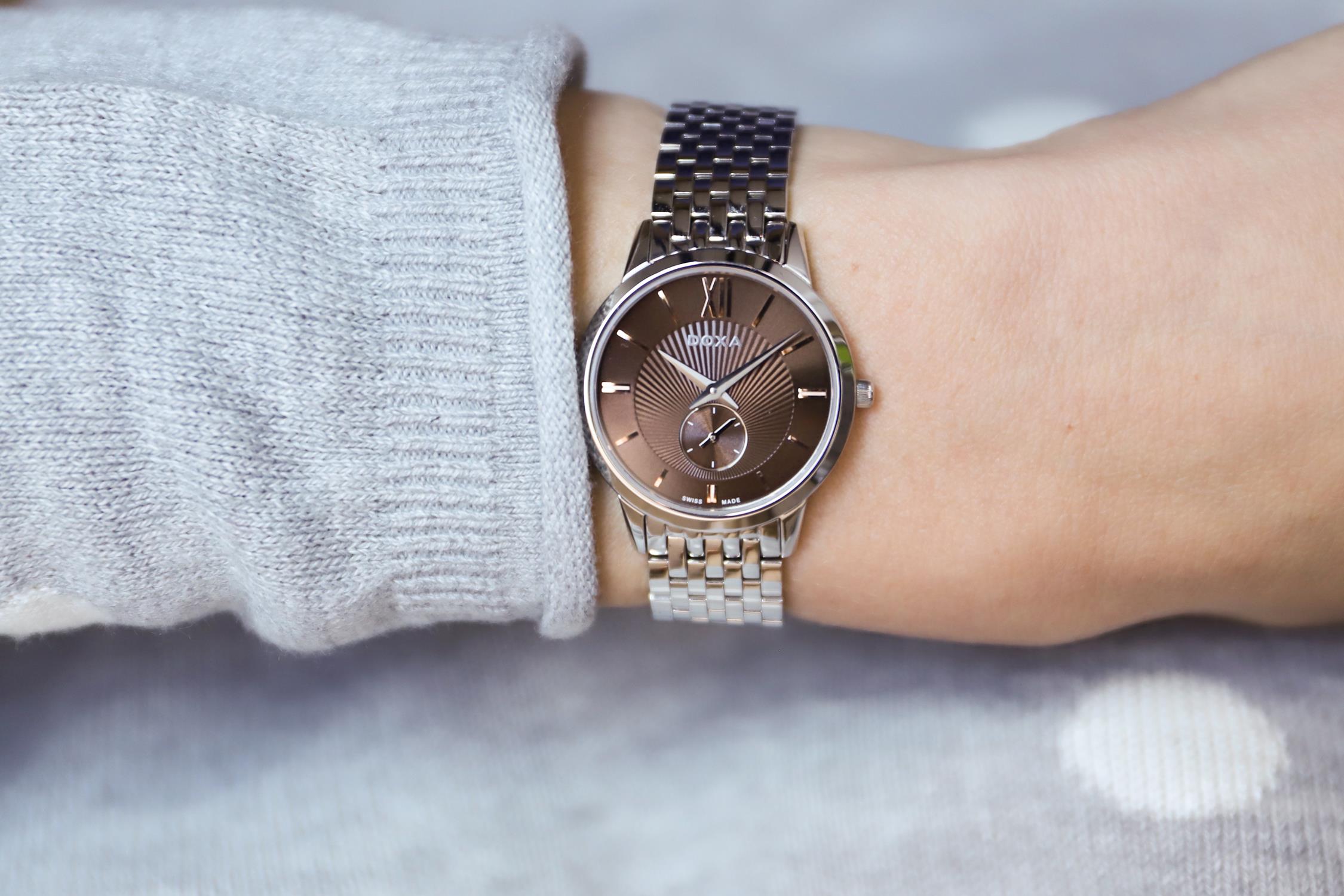Doxa D156SBR zegarek klasyczny Slim Line - miniatura 4