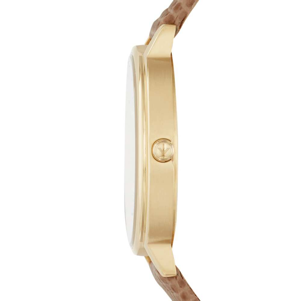 Emporio Armani AR11151 zegarek złoty klasyczny Ladies pasek - miniatura 5