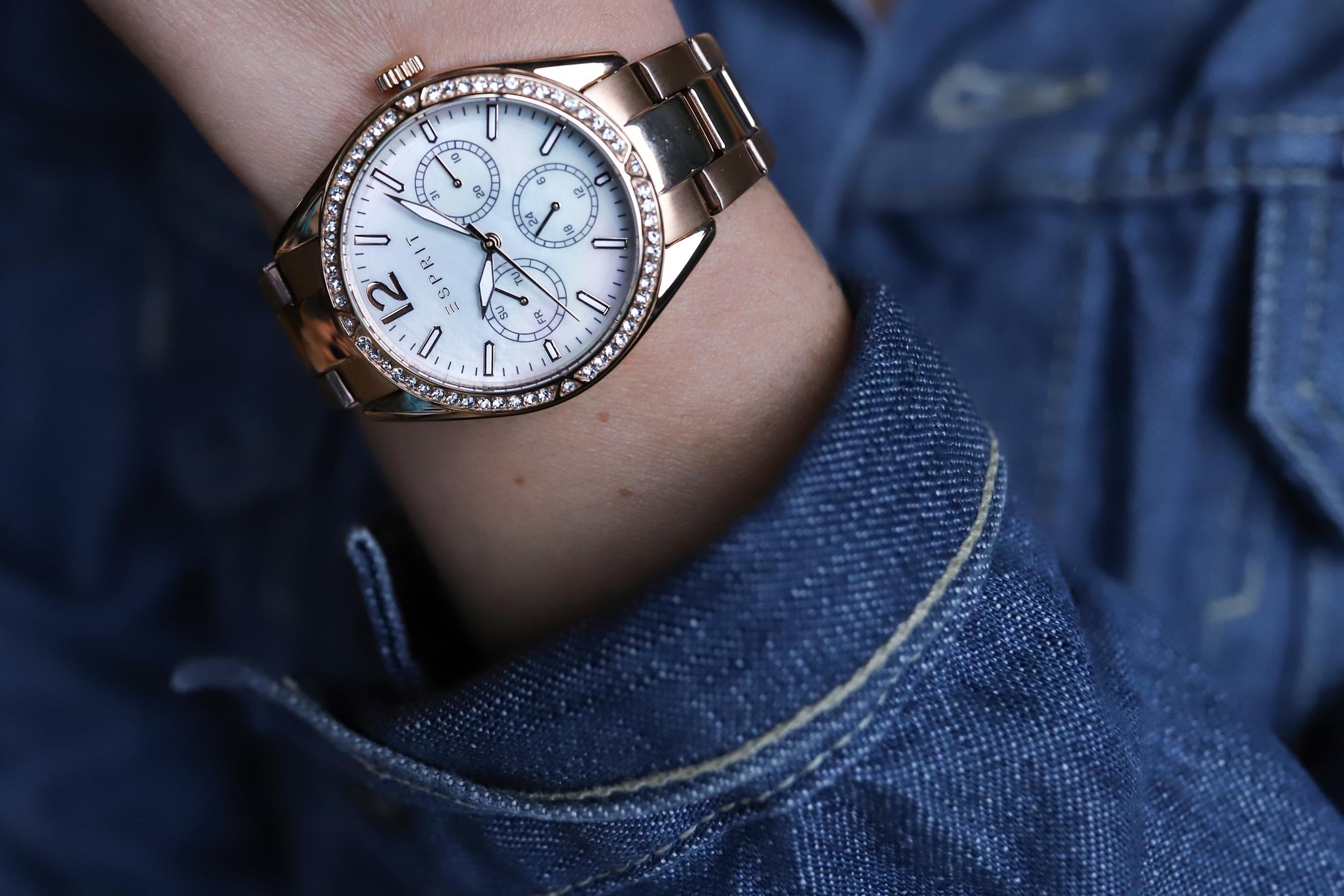 Esprit ES108932003 zegarek różowe złoto fashion/modowy Damskie bransoleta - miniatura 5