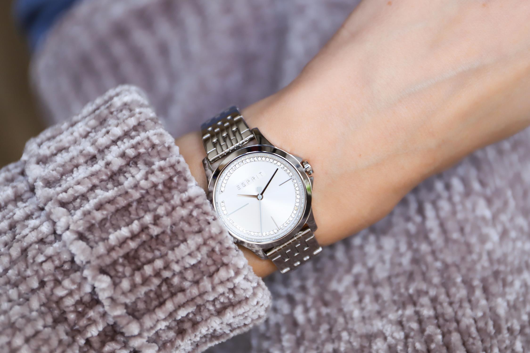 Esprit ES1L028M0055 zegarek srebrny klasyczny Damskie bransoleta - miniatura 5