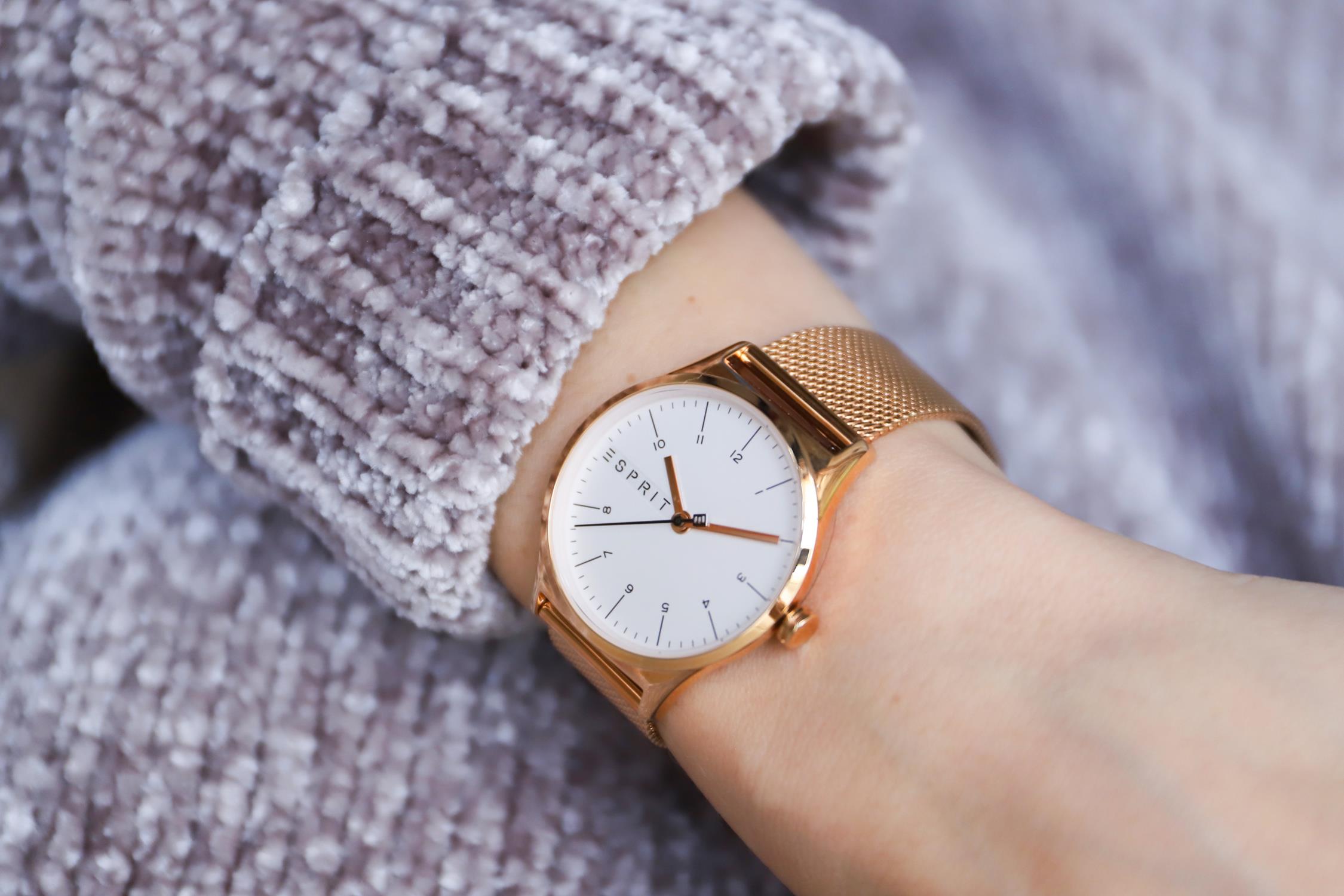Esprit ES1L034M0085 zegarek różowe złoto fashion/modowy Damskie bransoleta - miniatura 5