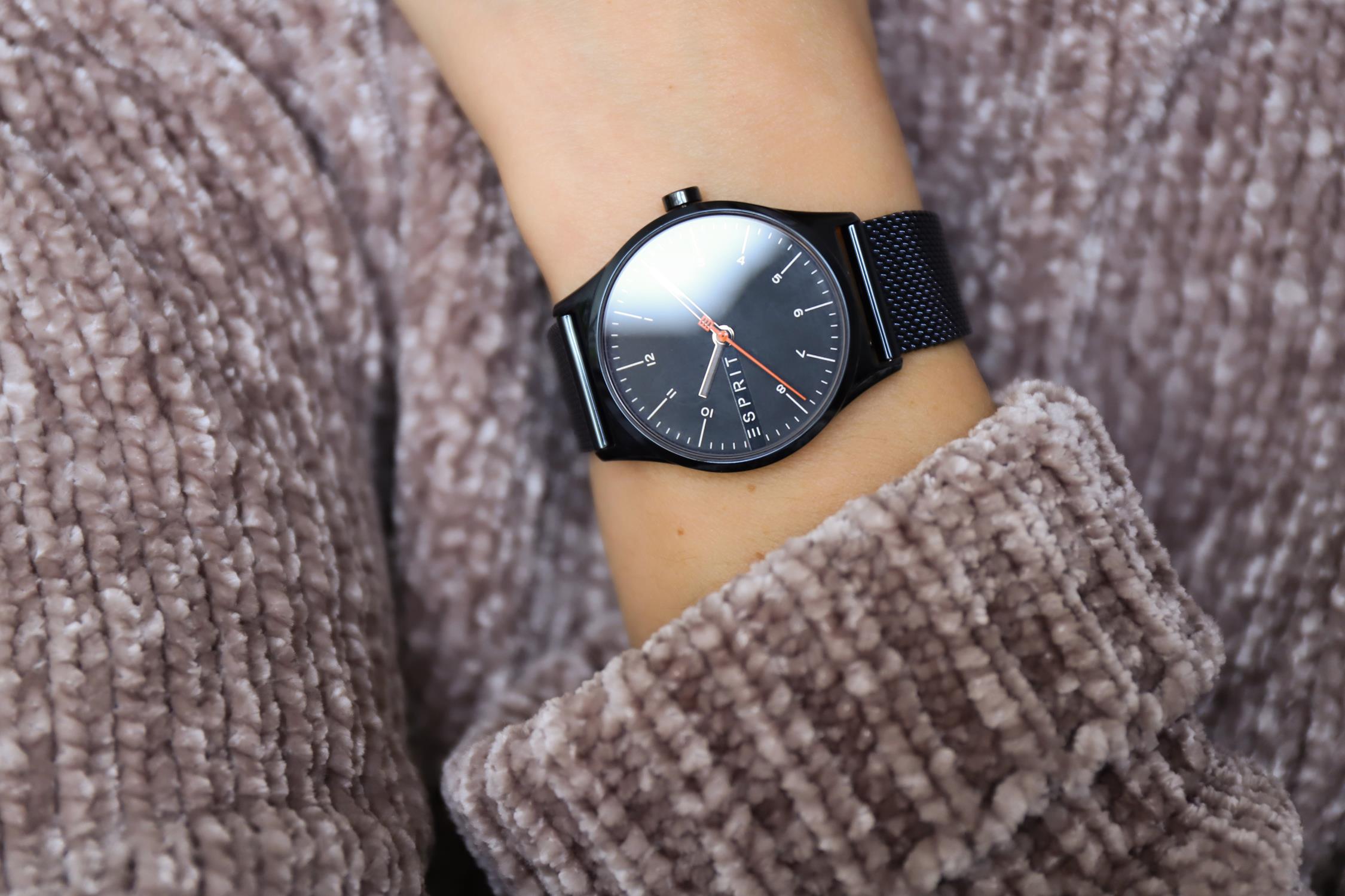 Esprit ES1L034M0105 zegarek niebieski klasyczny Damskie bransoleta - miniatura 5