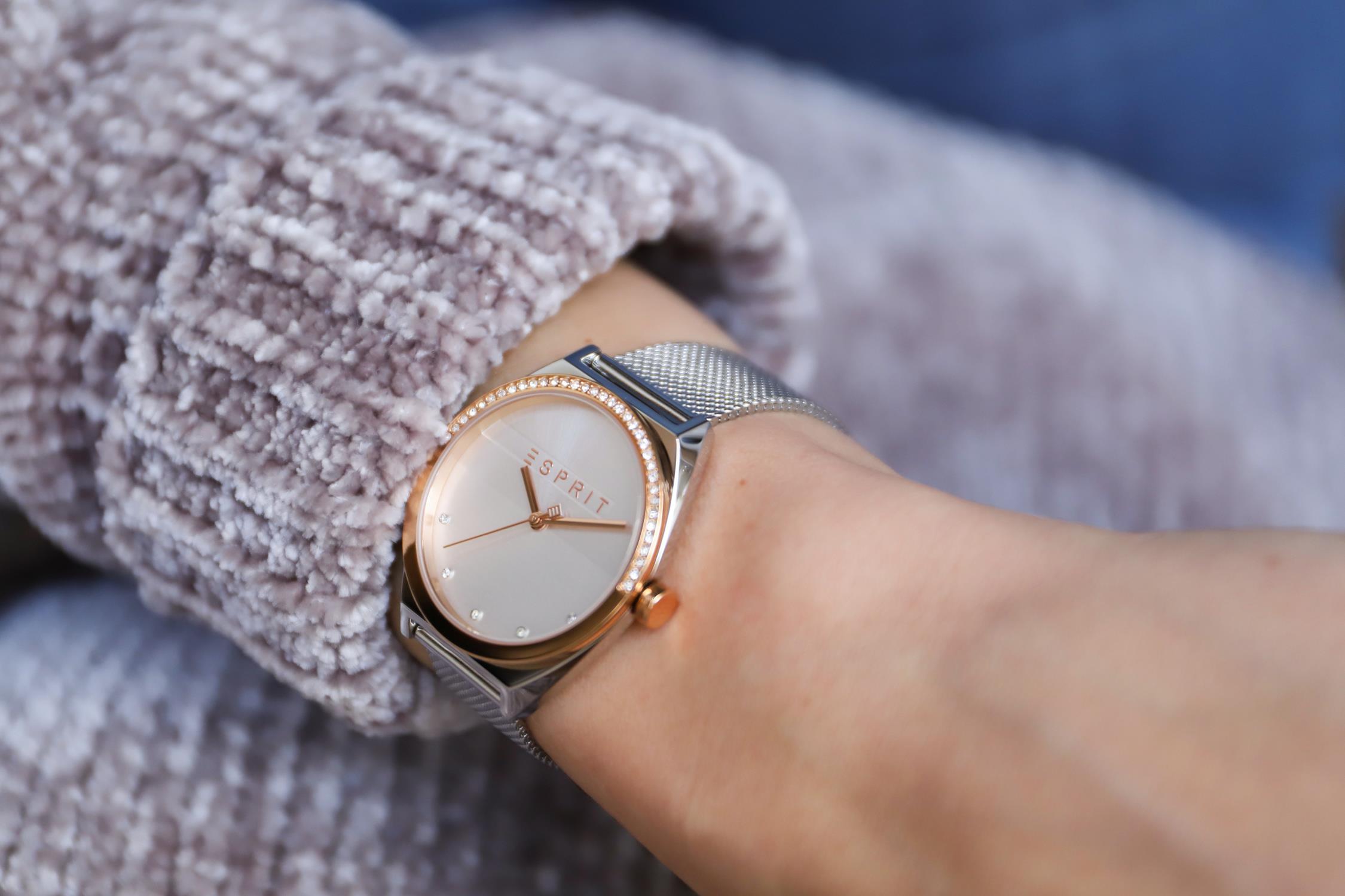 Esprit ES1L057M0085 zegarek srebrny klasyczny Damskie bransoleta - miniatura 5
