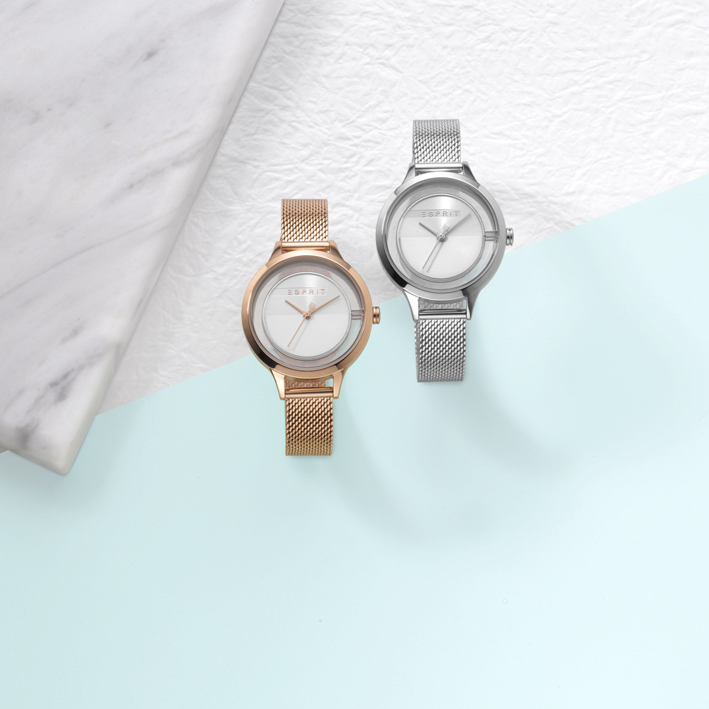 Esprit ES1L088M0015 zegarek srebrny klasyczny Damskie bransoleta - miniatura 8