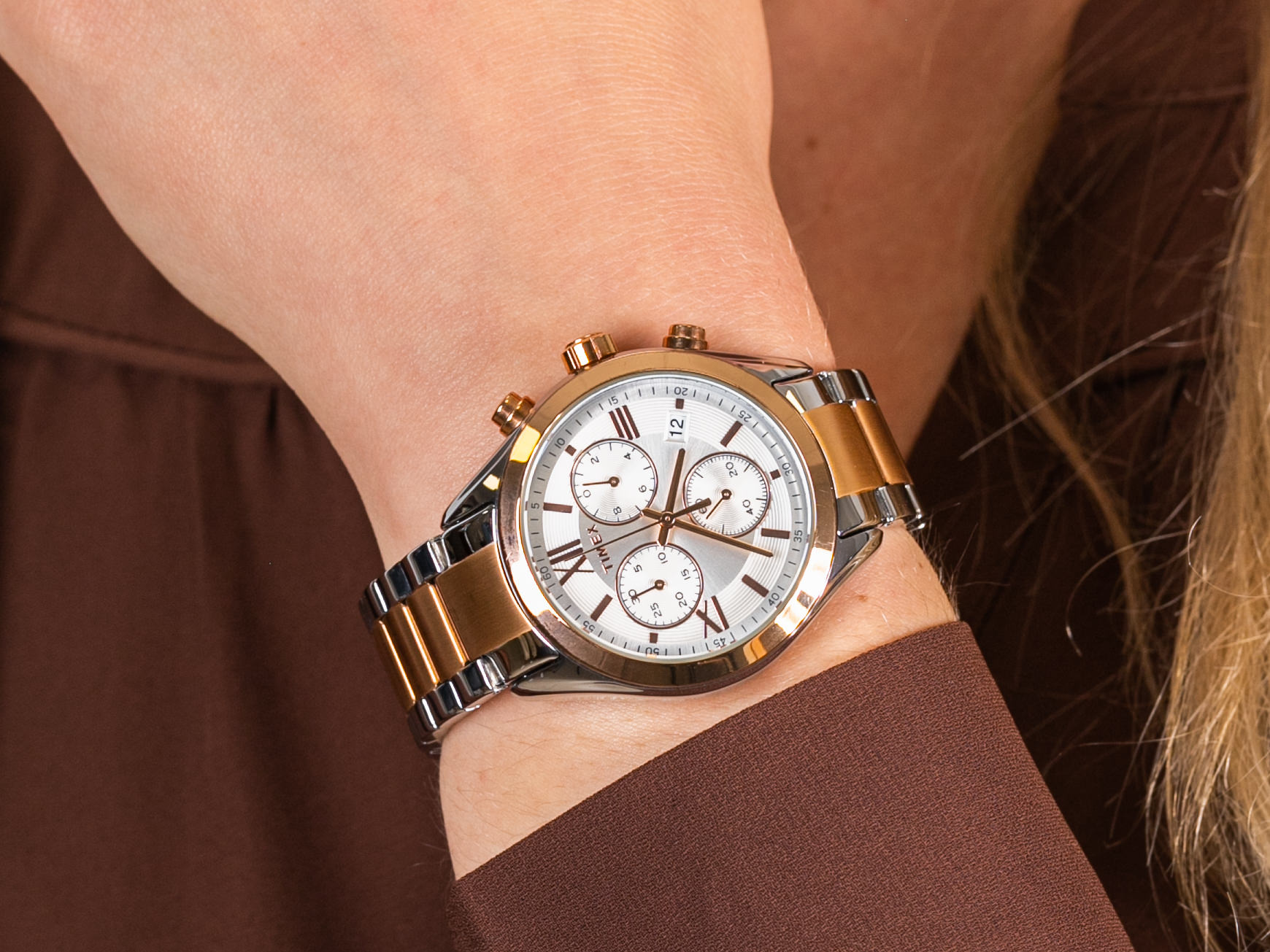 zegarek Timex TW2P93800 srebrny Kaleidoscope