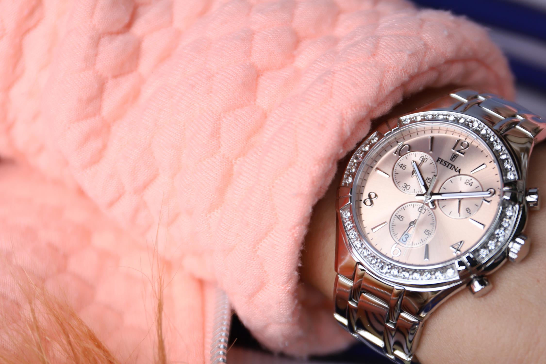 zegarek Festina F20392-3 srebrny Boyfriend