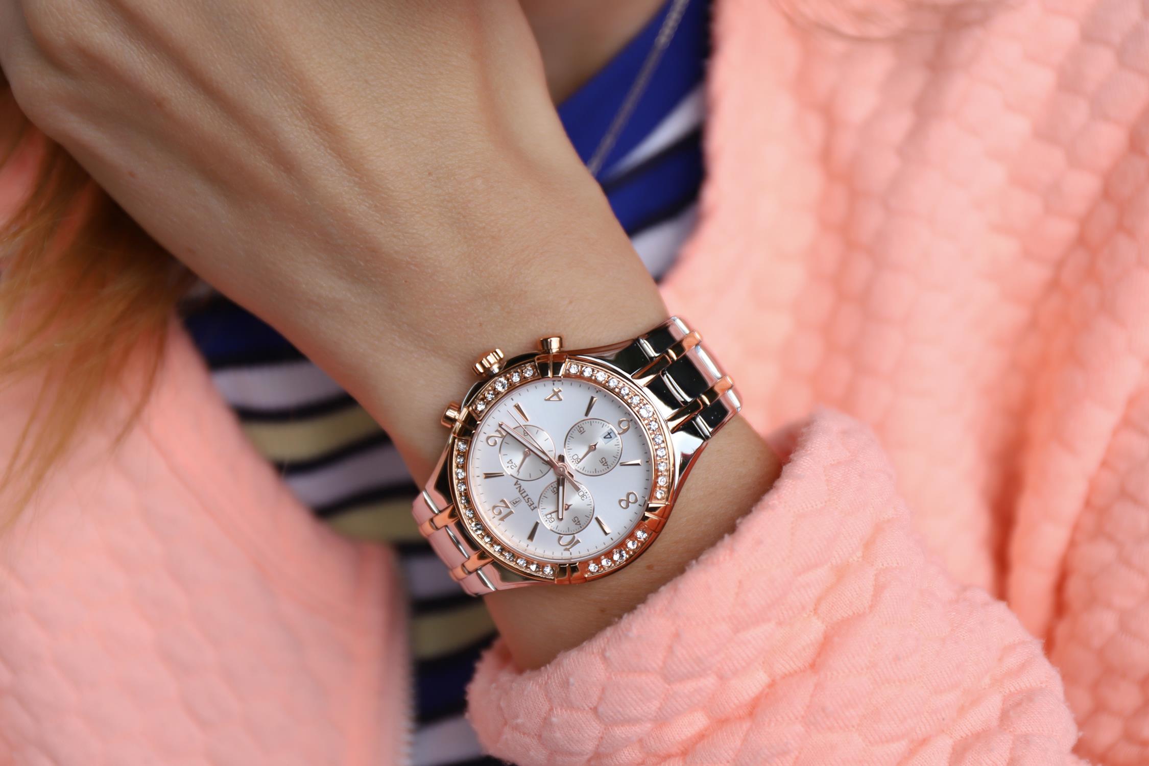 zegarek Festina F20394-1 srebrny Boyfriend - miniatura 7