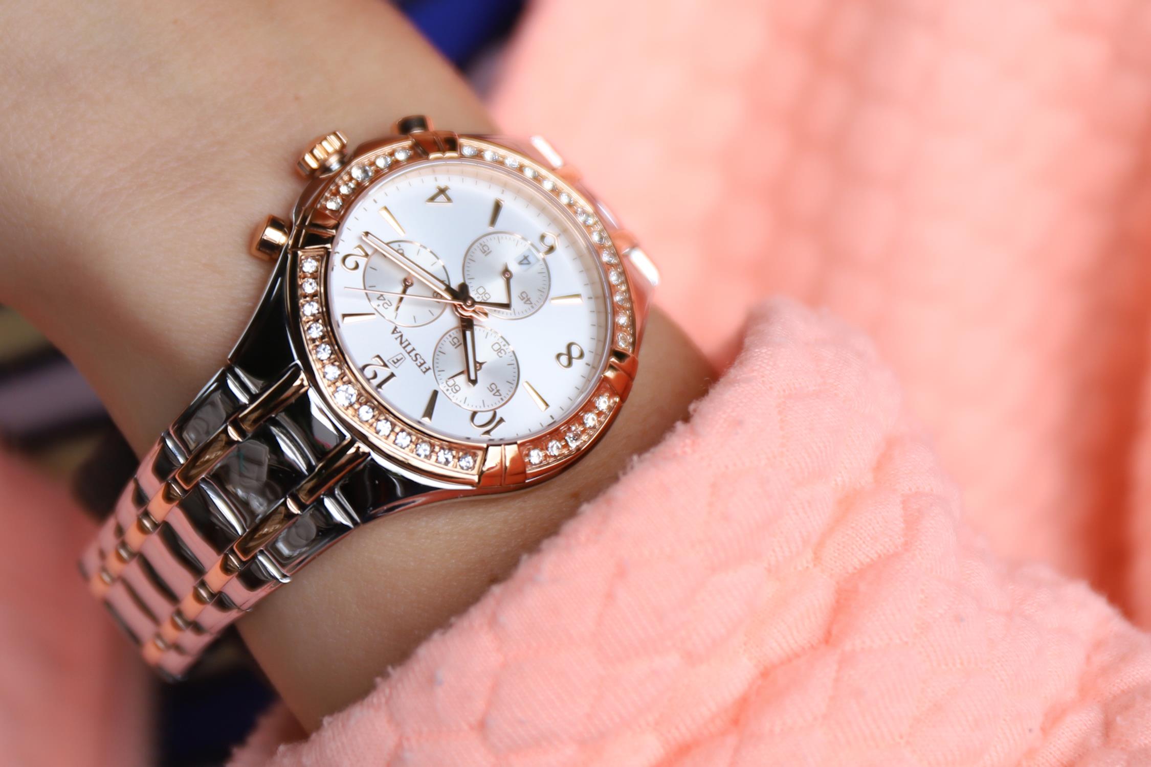 Zegarek Festina Boyfriend Chronograph - damski  - miniatura 8