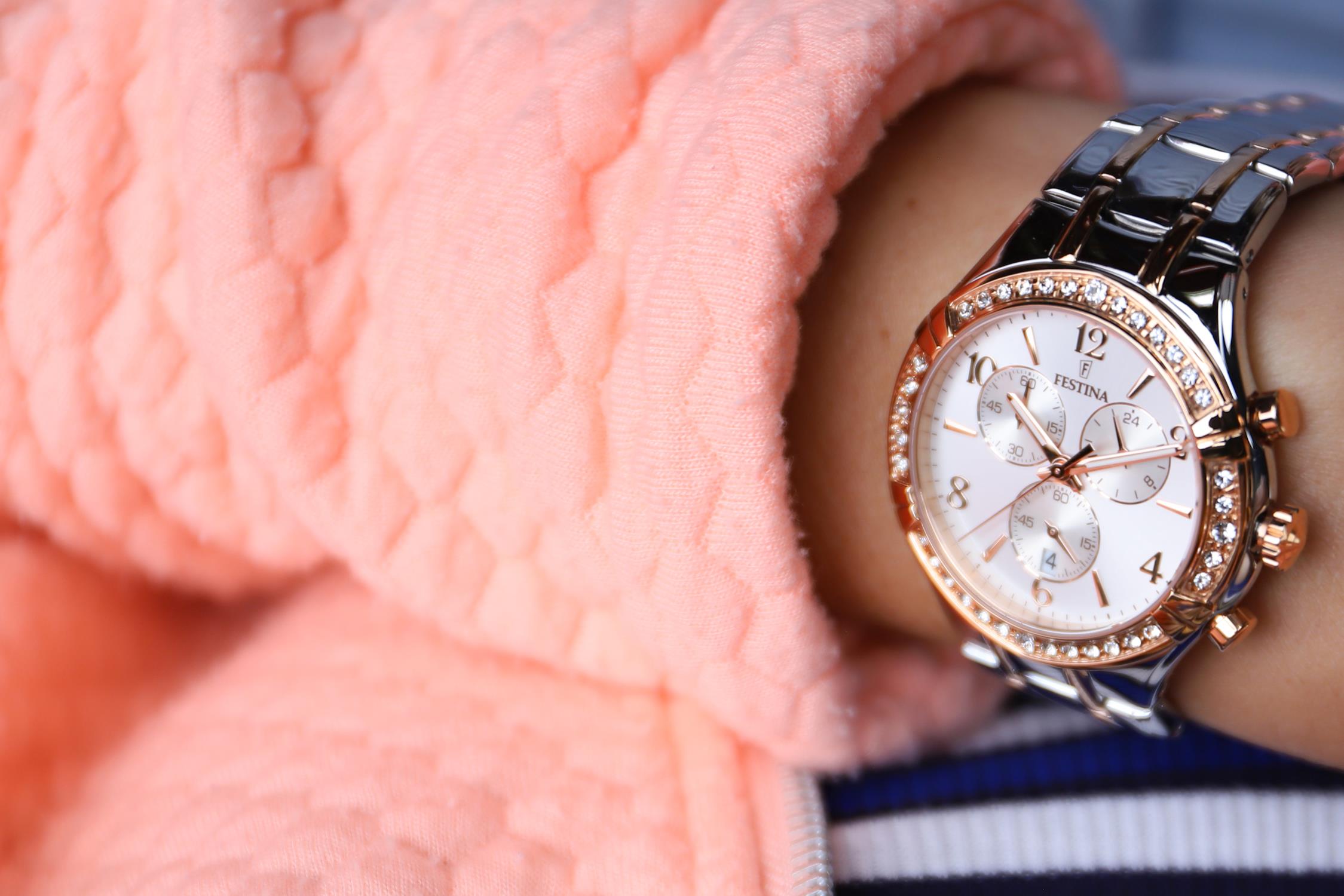 Zegarek Festina Boyfriend Chronograph - damski  - miniatura 5