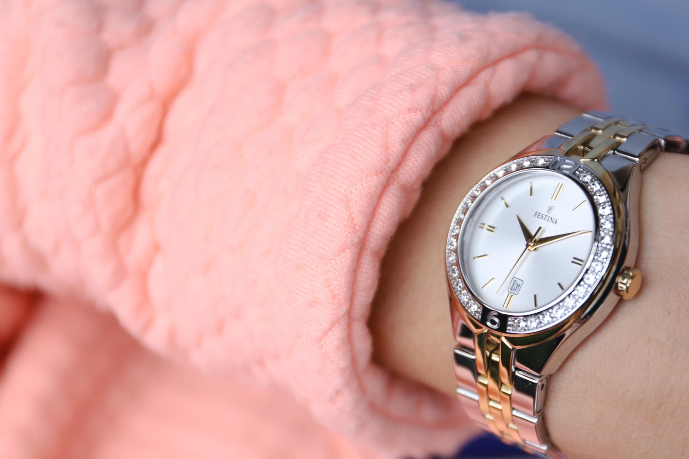 zegarek Festina F16868-1 kwarcowy damski Classic Mademoiselle - miniatura 6