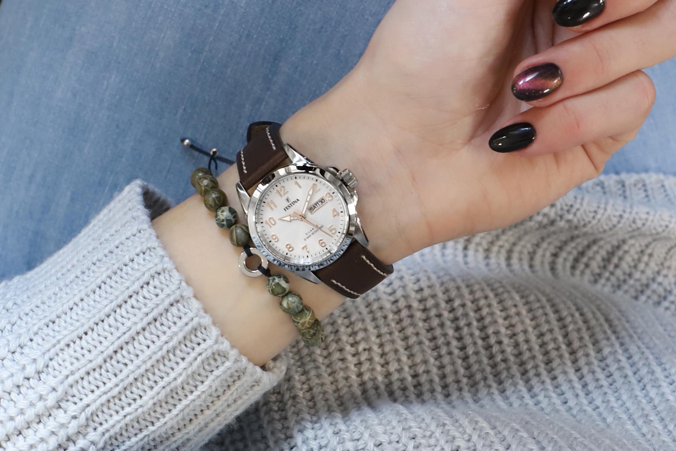 zegarek Festina F20456-1 kwarcowy damski Classic Classic Strap - miniatura 6