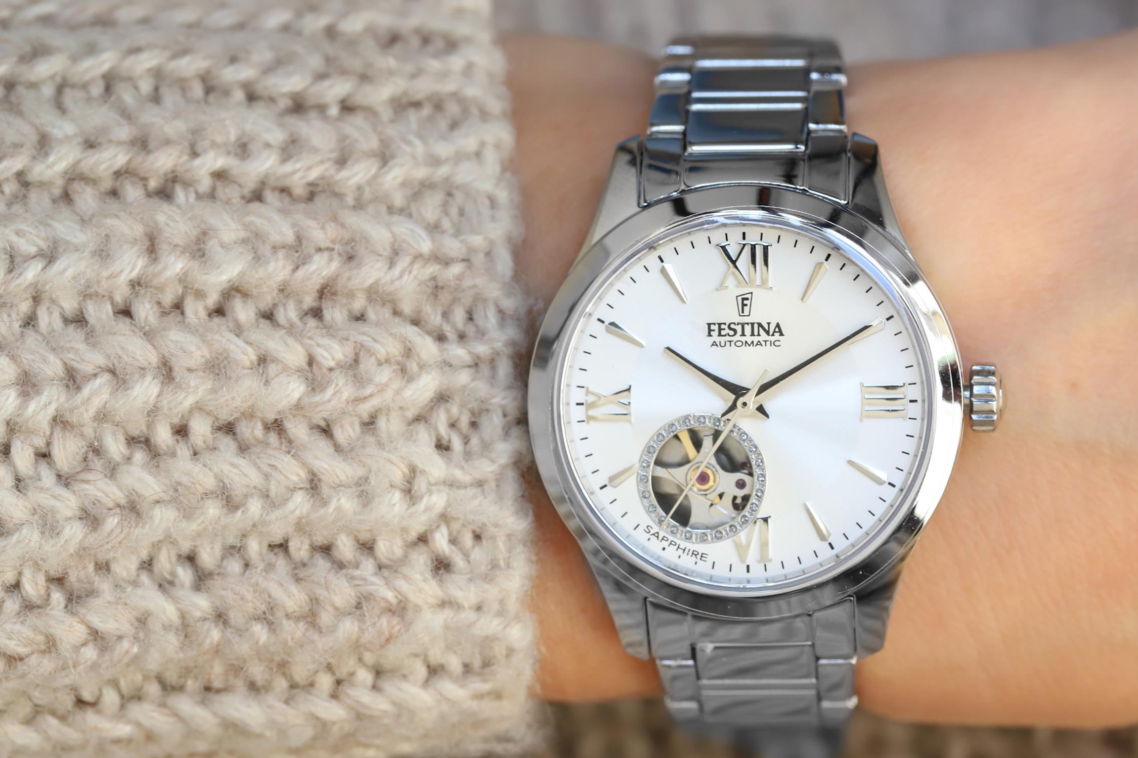 zegarek Festina F20488-1 srebrny Classic - miniatura 7