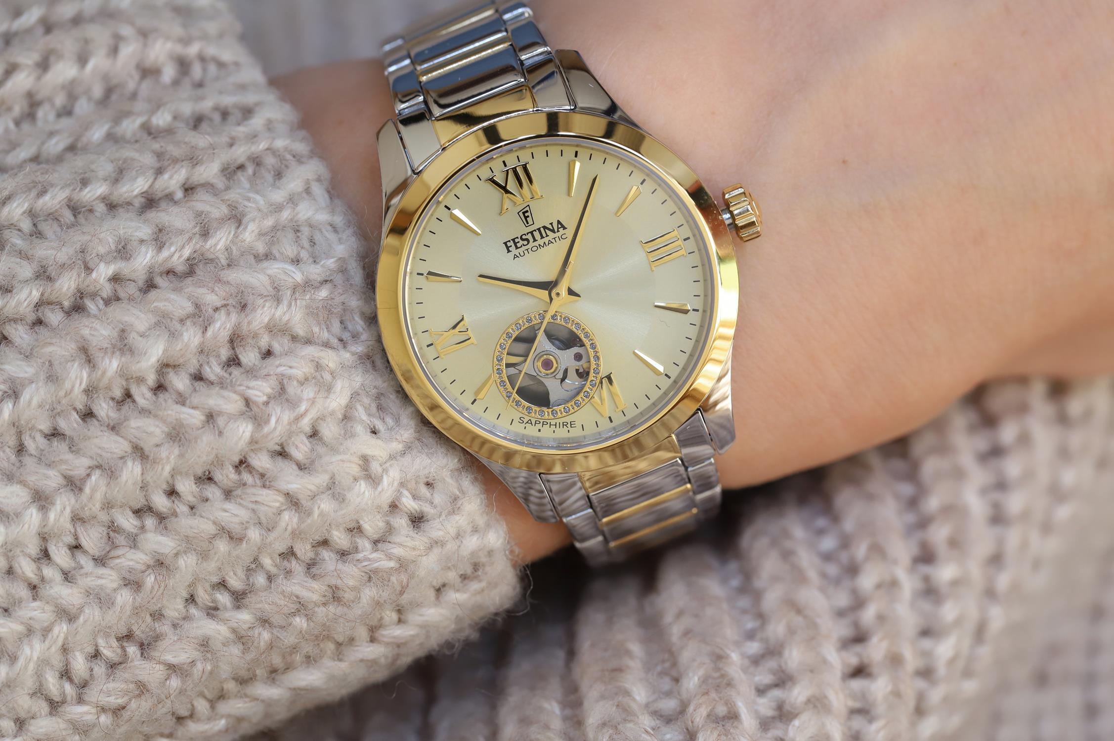 zegarek Festina F20489-2 srebrny Classic - miniatura 7